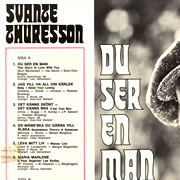 SVANTE THURESSON / Du Ser En Man